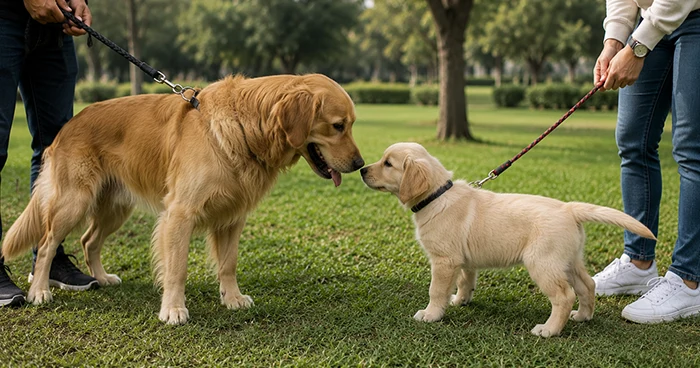 How Do You Introduce a Puppy to an Older Dog?